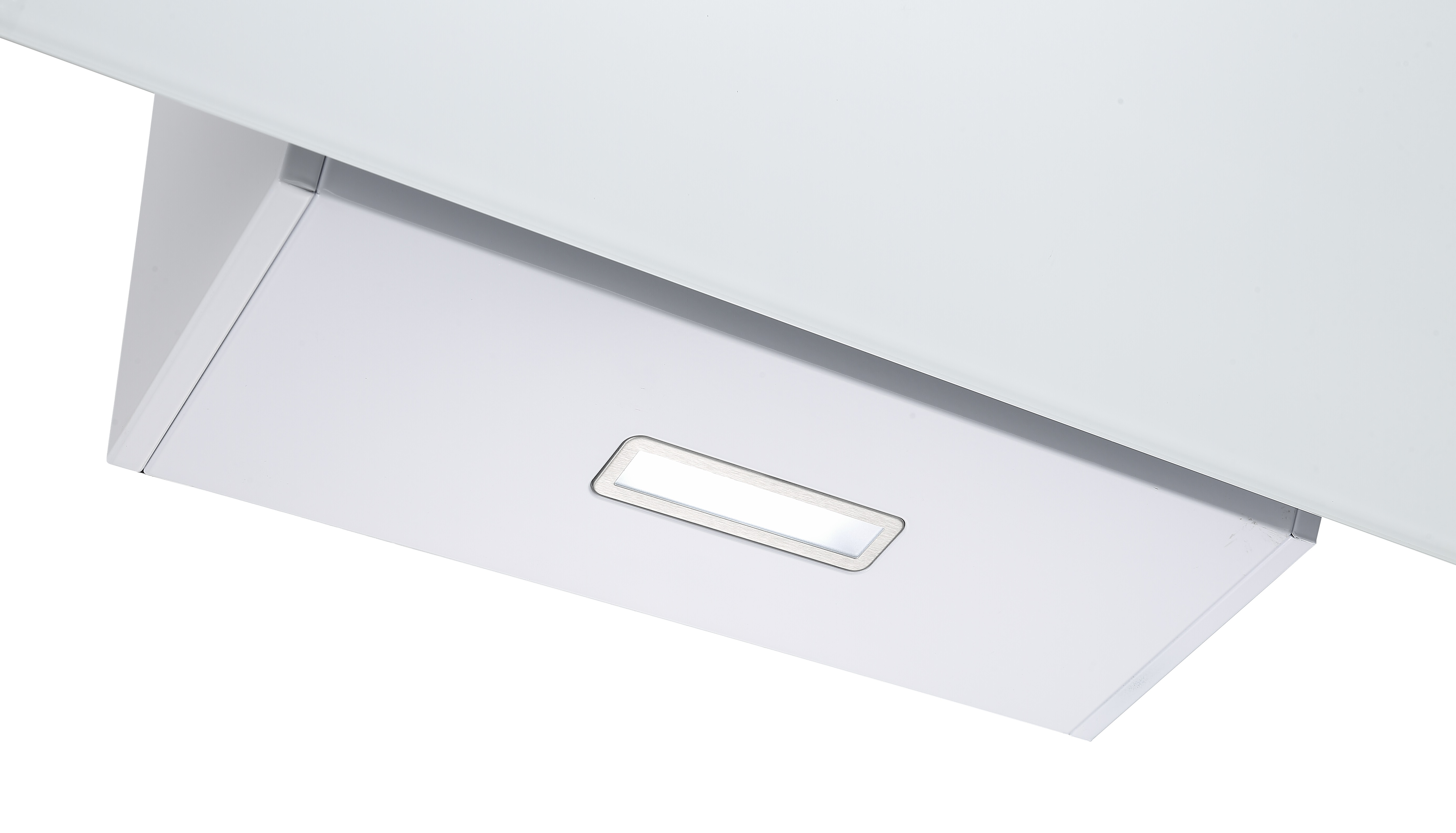 Dunstabzugshaube Schräghaube Kopffrei 60 cm Weiß Wandhaube Umluft LED Respekta