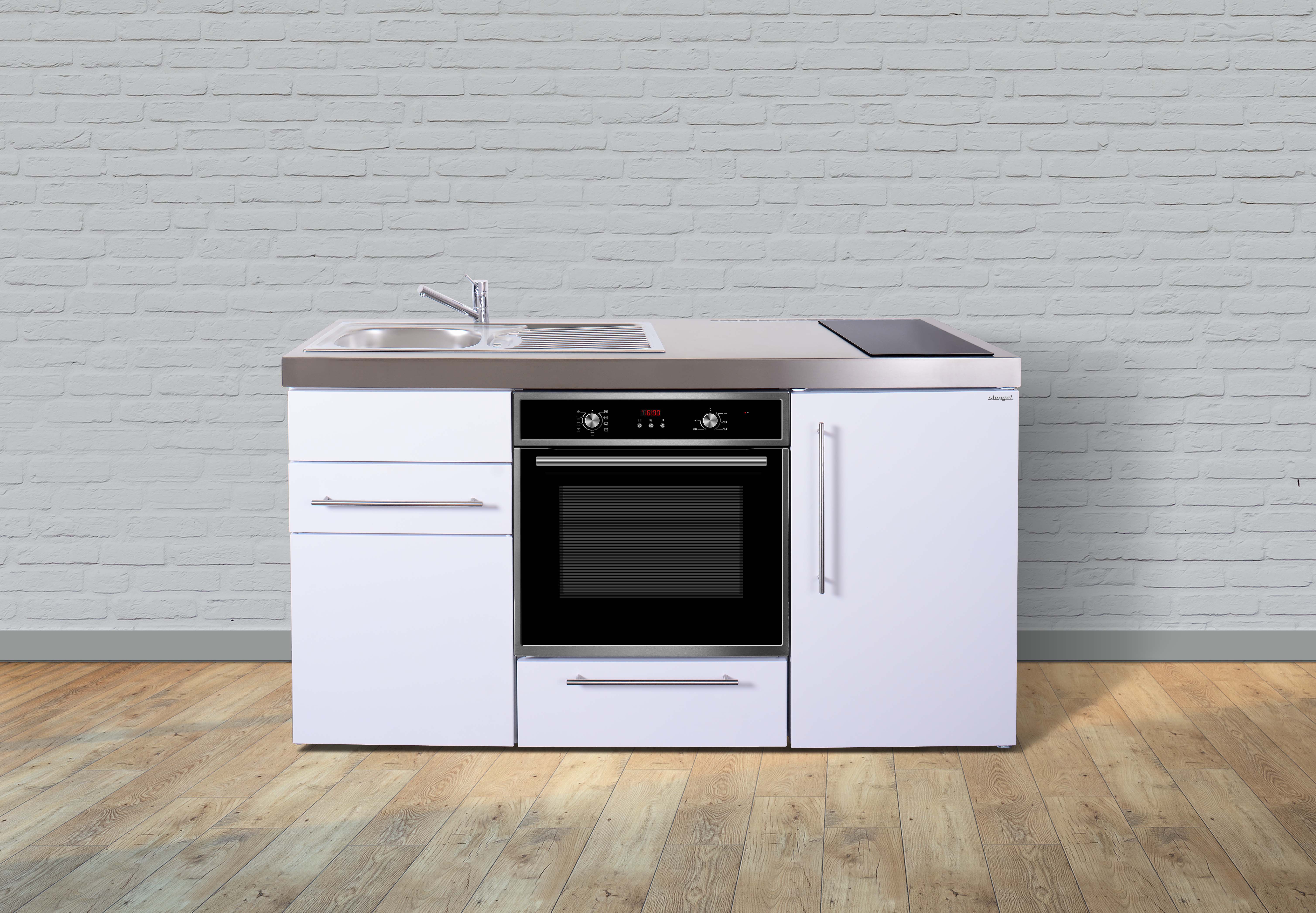 Stengel Mini cucina dispensa cucina singola cucina 160 cm metallo