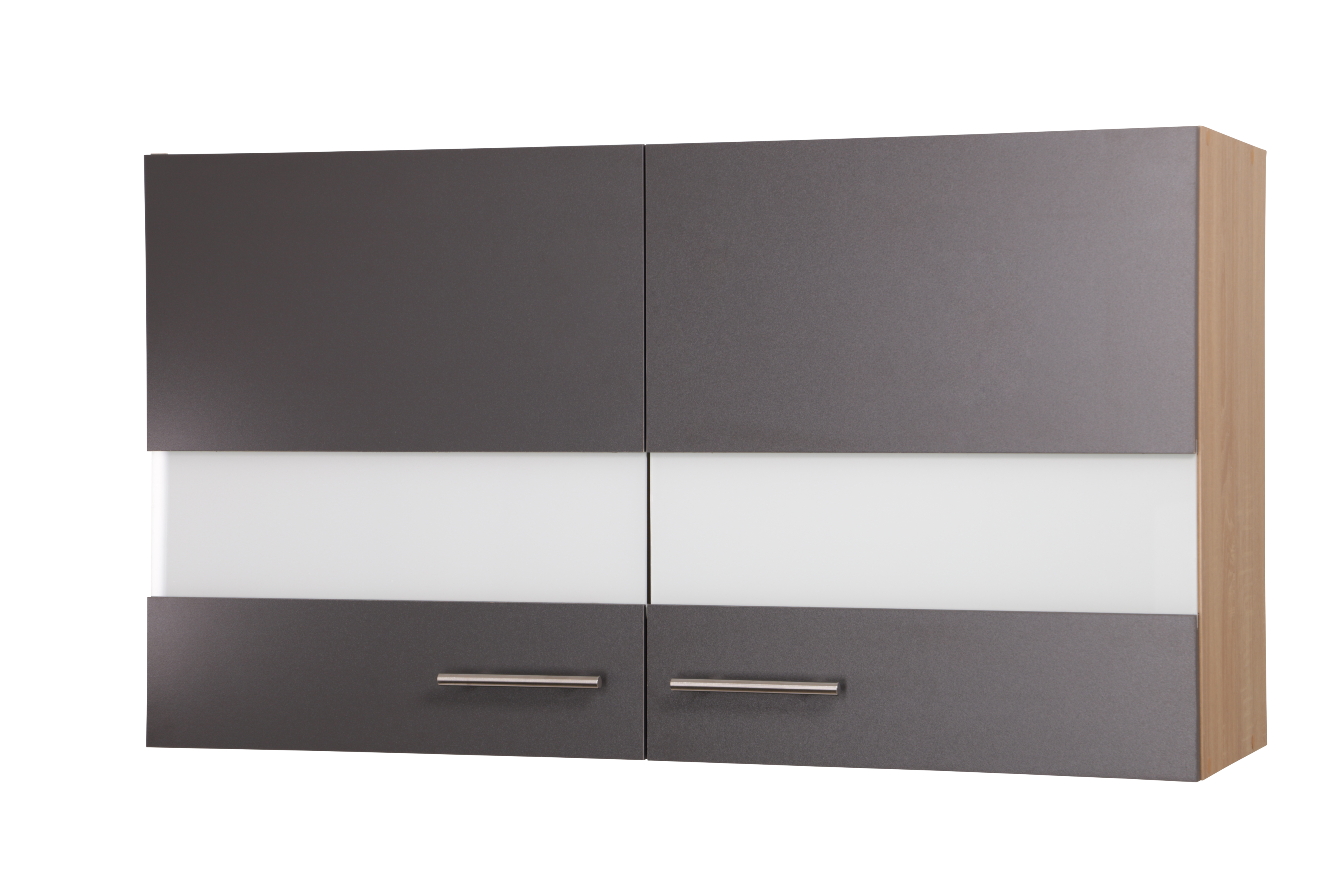 Oberschrank Hängeschrank 100 cm Eiche Sägerau Grau Merle Respekta Oberschrank Hängeschrank 100 cm Eiche Sägerau Grau Merle Respekta