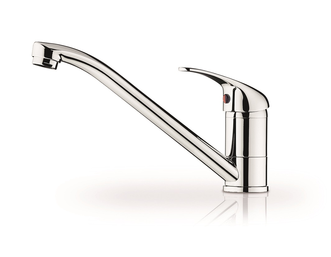 Pyramis Prima High Pressure Faucet Kitchen Faucet Chrome Swivel Spout