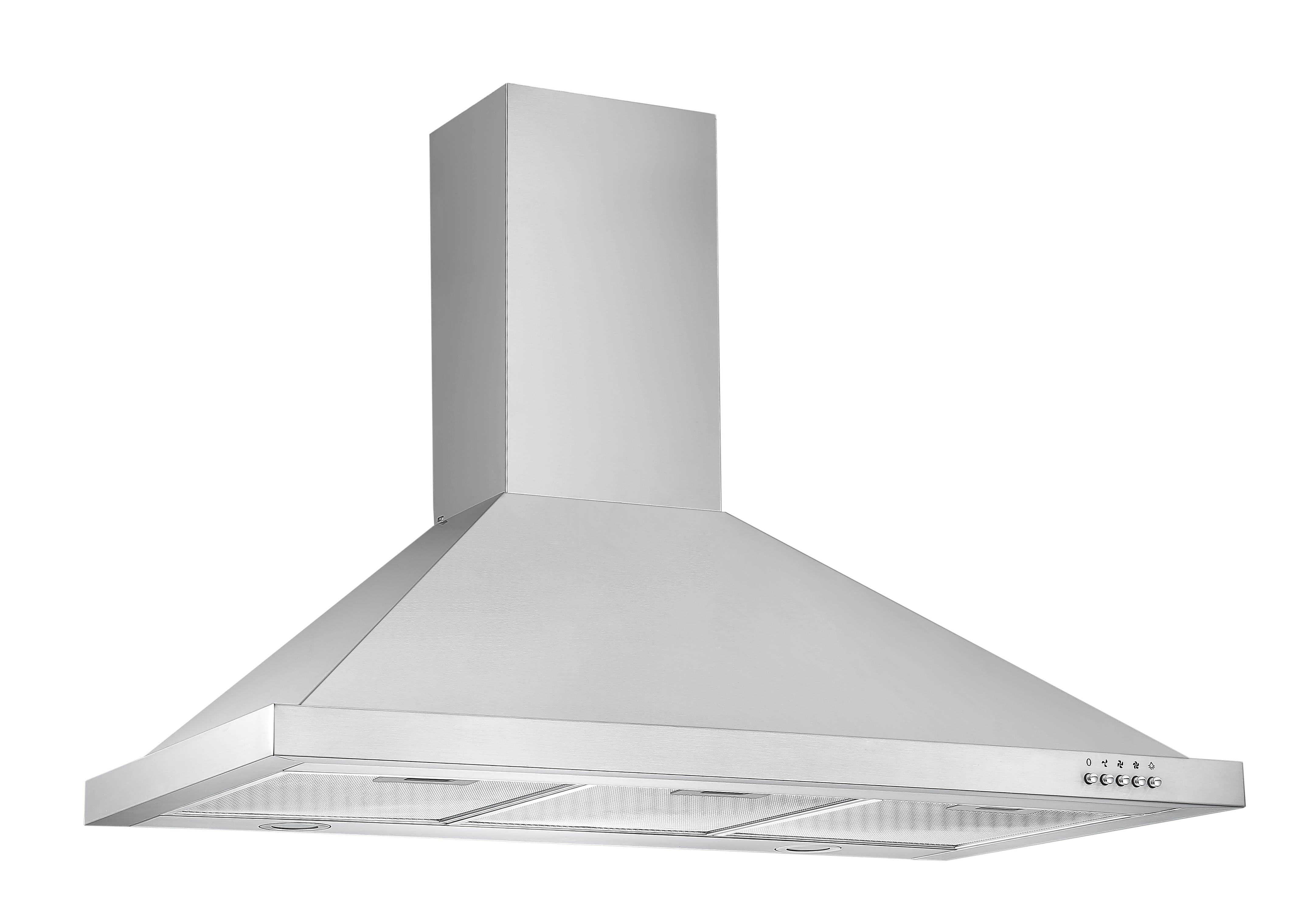respekta Dunstabzugshaube Wandhaube Kaminhaube Esse Wandesse Edelstahl 90 cm LED