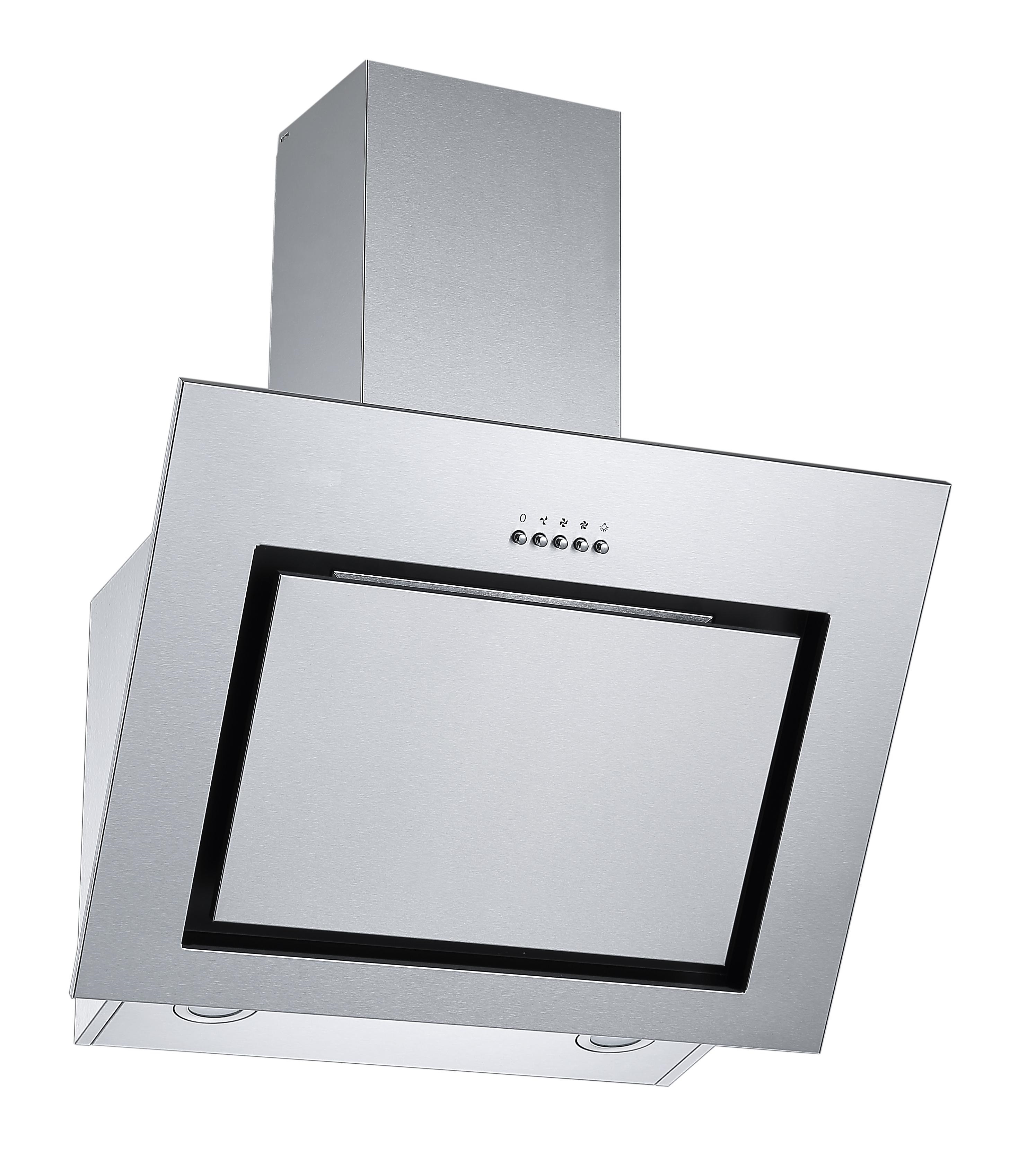 respekta cooker hood sloping hood wall hood head free 60 cm stainless steel LED