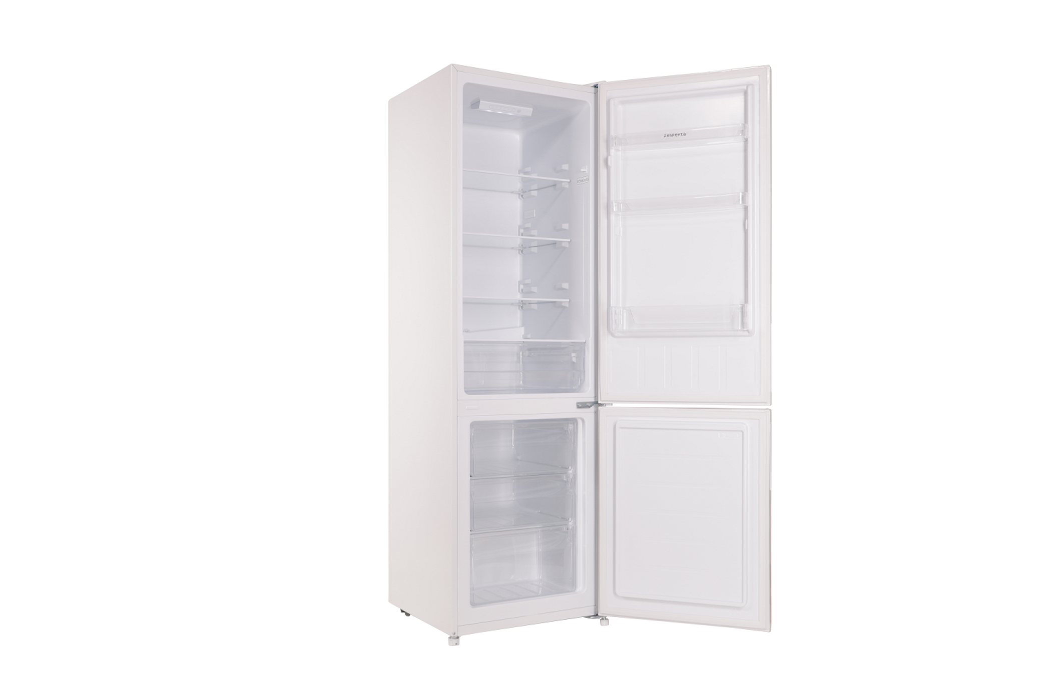 Kühlschrank Kühl Gefrierkombination Standgerät freistehend 176 cm Weiß Respekta