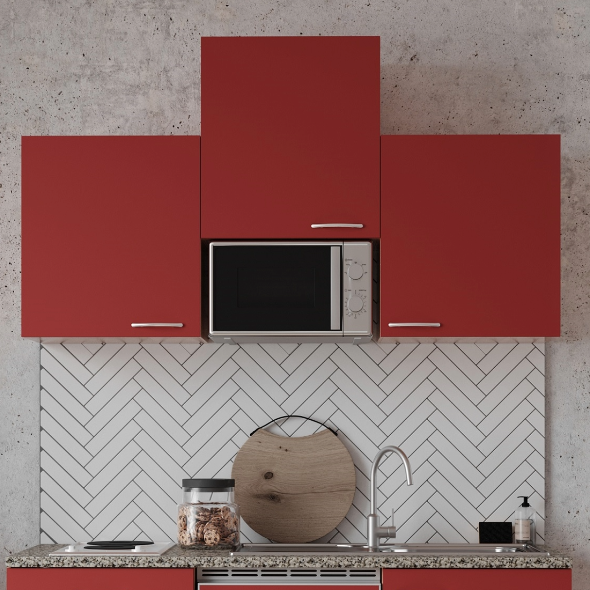 Verpackungsschaden Mikrowelle 700 Watt Unterbaumikrowelle Stand Unterbau 20 L Silber Respekta