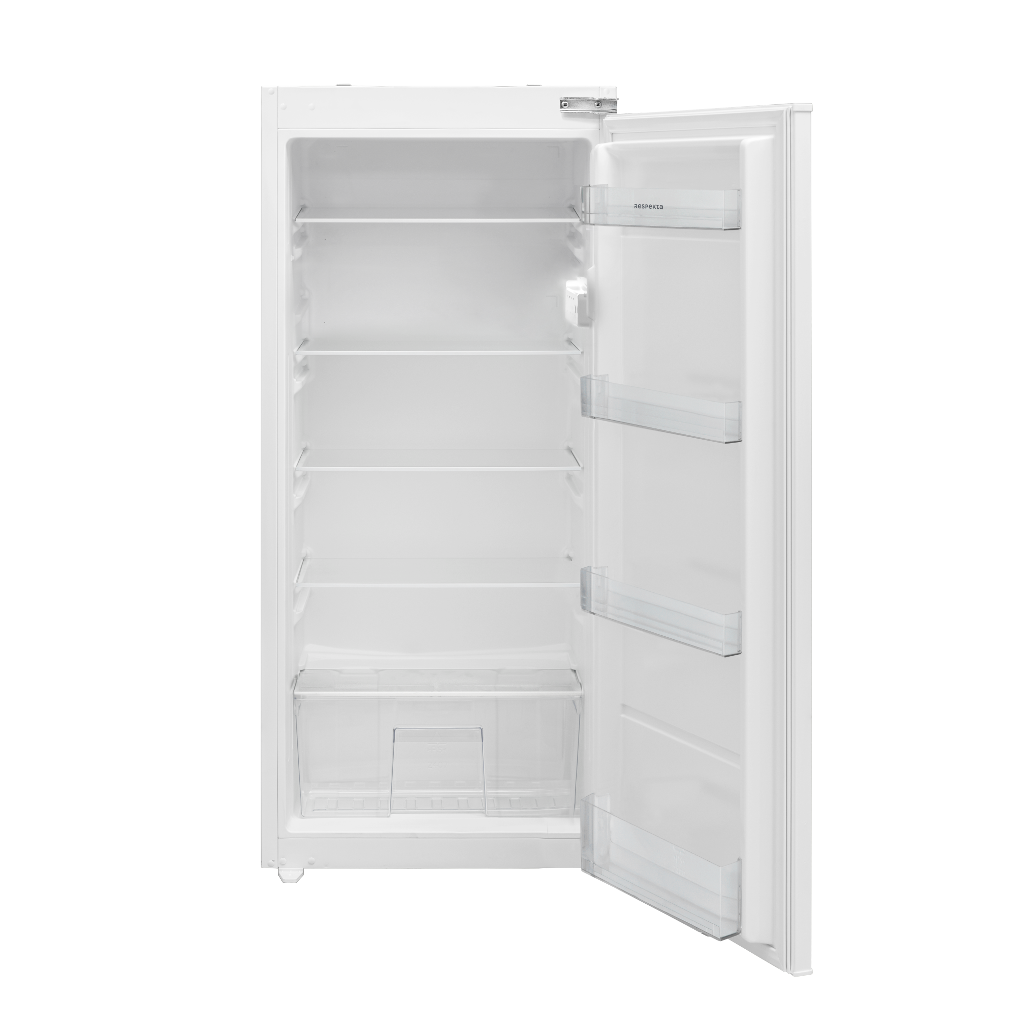 Kühlschrank 193 Liter Einbaukühlschrank Schlepptür 122 cm Vollraum Respekta