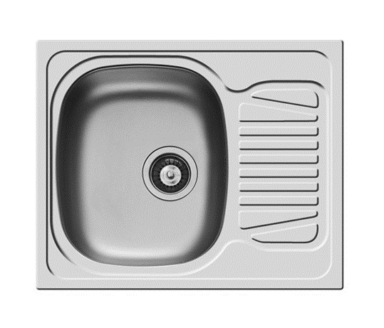 Kitchen Sink Sink Built-In Stainless Steel Sink Sink Stainless Steel 62x50 Pyramis