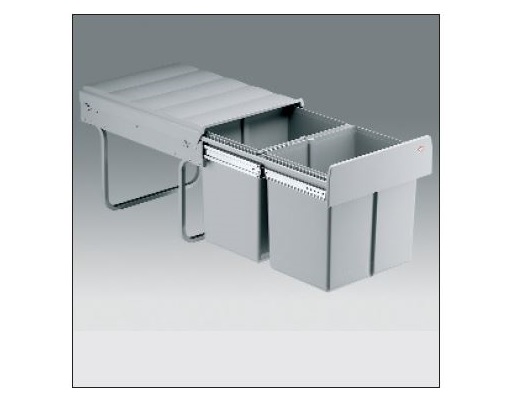 Wesco Double-Master 2x16 Liter Abfallsammler für Drehtürenschränke ab 40er