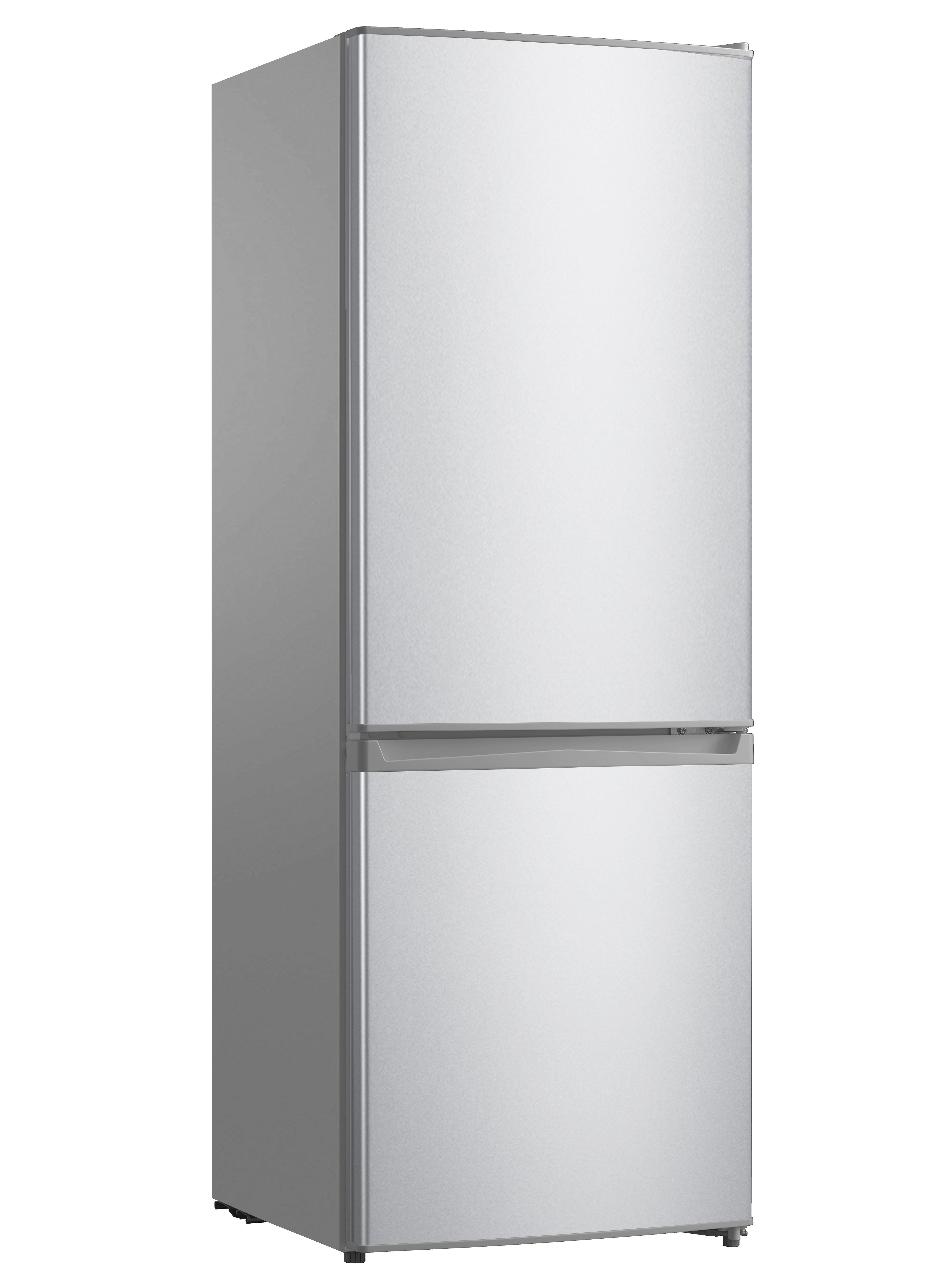 respekta Kühlschrank Standkühlschrank Kühl-Gefrierkombination Low-Frost silber