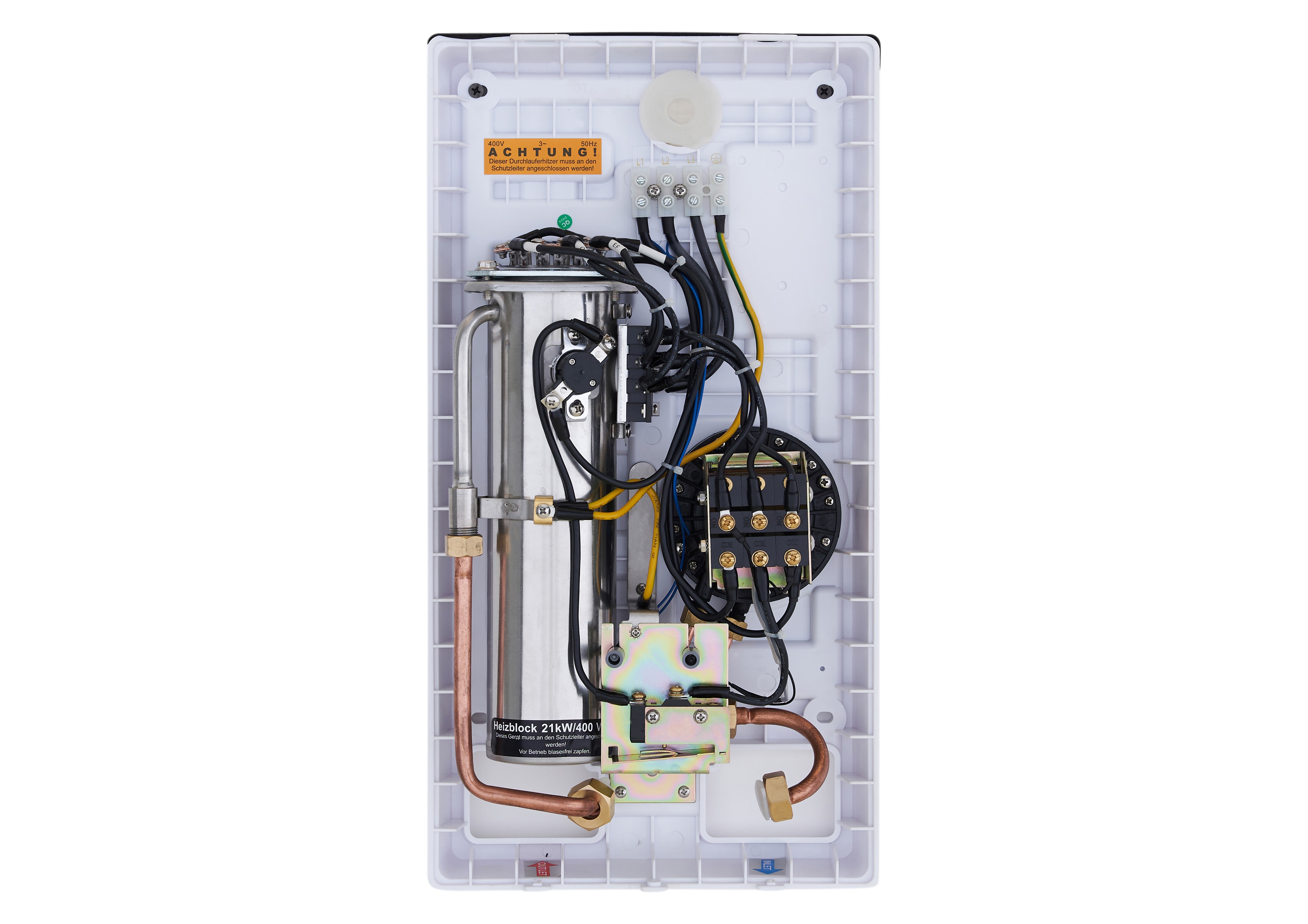 Absicherung 21kw Durchlauferhitzer