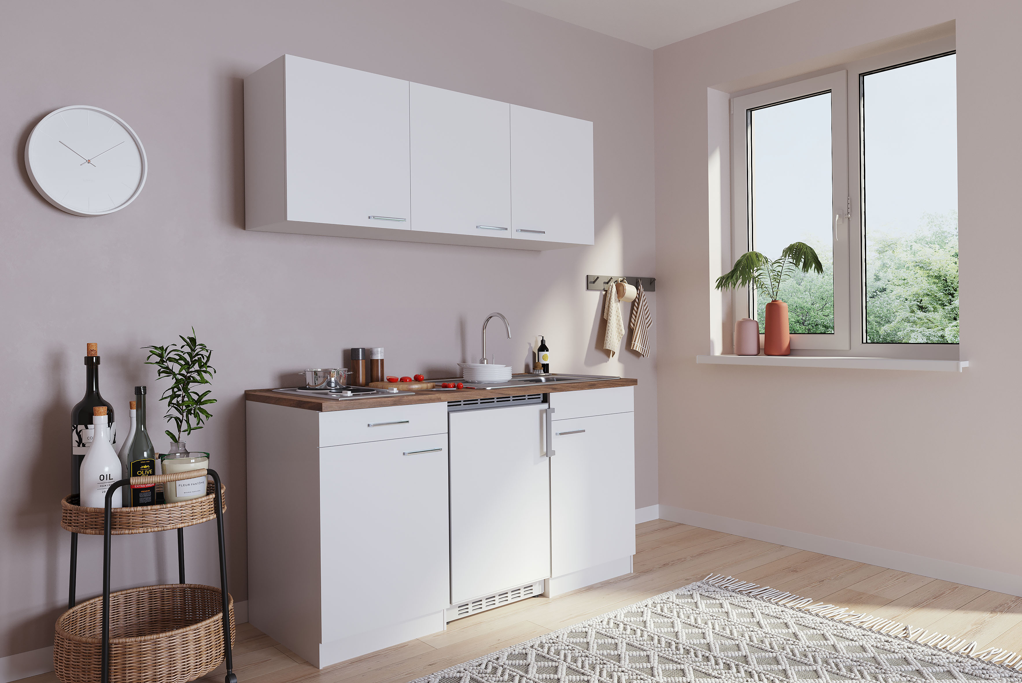 respekta cucina mini cucina singola cucina blocco cucina da incasso 150 cm bianco respekta cucina mini cucina singola cucina blocco cucina da incasso 150 cm bianco