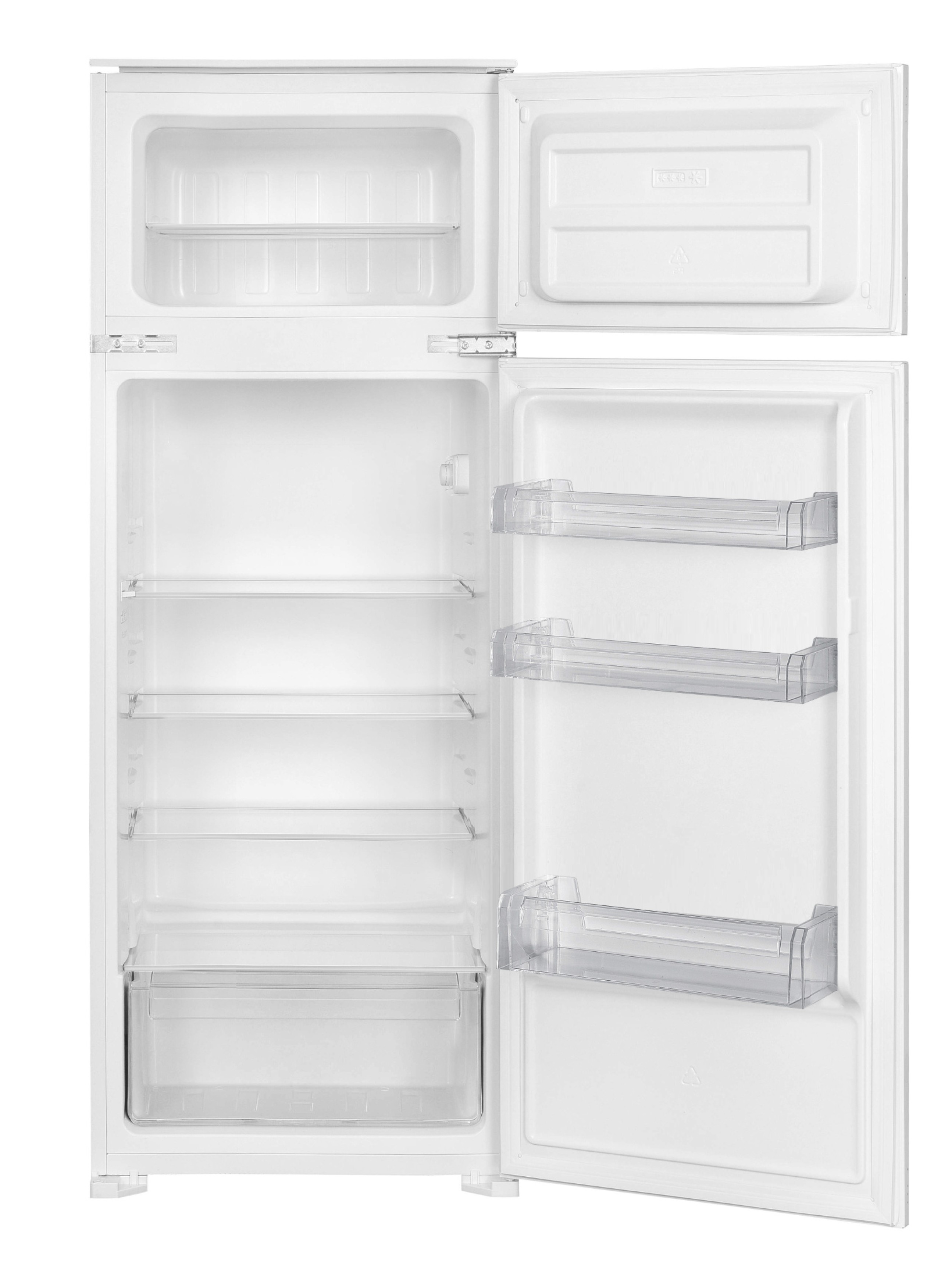 Kühlschrank 4*Gefrierfach Einbaukühlschrank Schlepptür 144 cm GKE144-16 Respekta