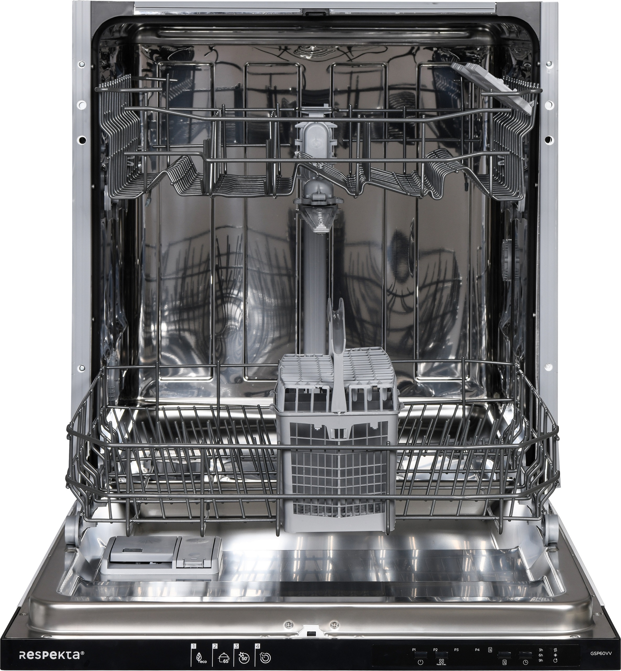 Geschirrspüler Einbau Spülmaschine vollintegriert 60 cm Respekta