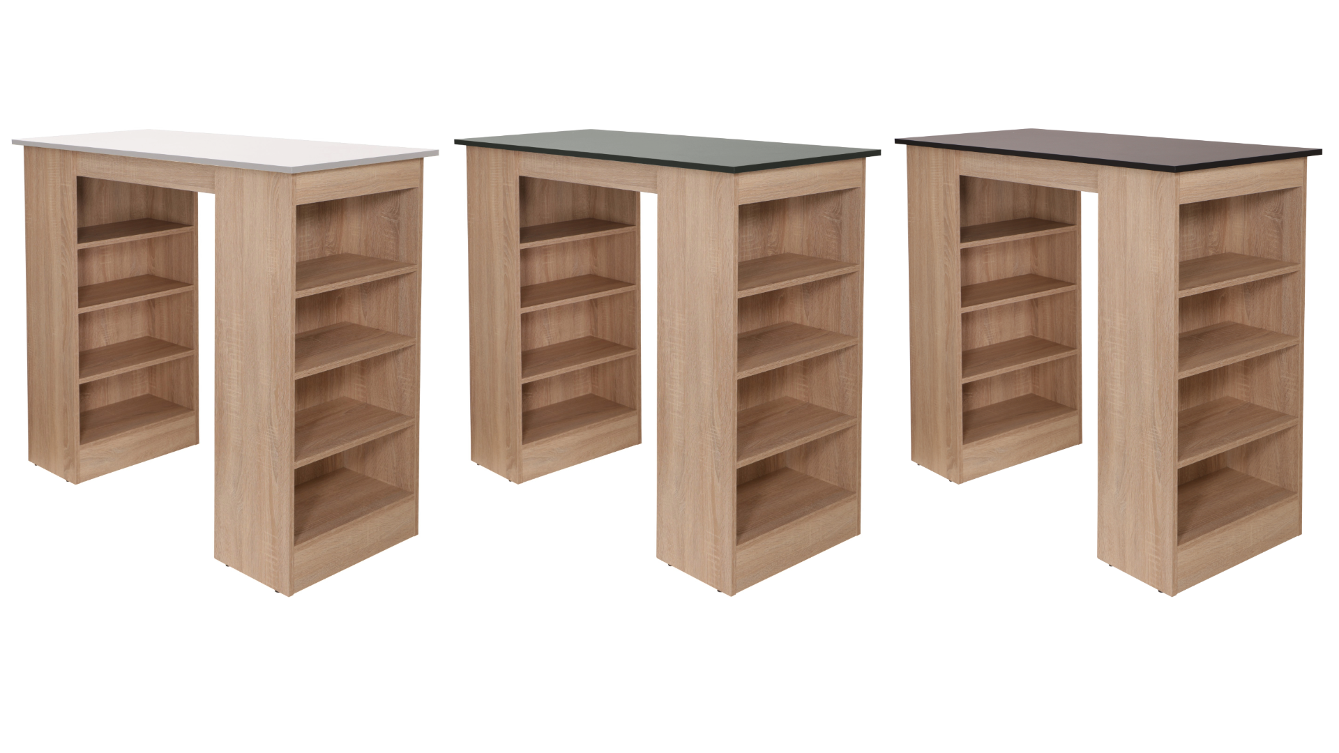 Bartisch Stehtisch Küchentisch Eiche Sägerau Weiß/Grau/Schwarz Merle Respekta Bartisch Stehtisch Küchentisch Eiche Sägerau Weiß/Grau/Schwarz Merle Respekta