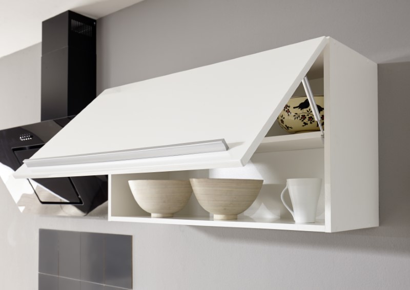 Küche Küchenzeile Leerblock Einbauküche Weiß Gabriel 320 cm Respekta Premium