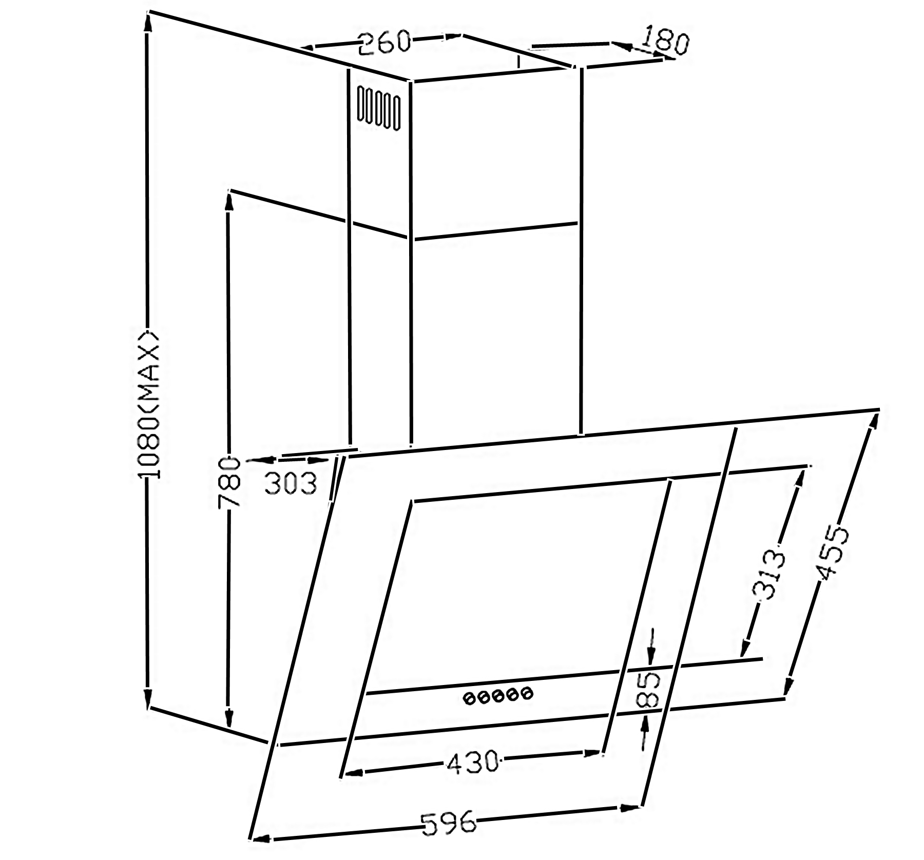 CH2060-B_Masszeichnung CH2060-B_Masszeichnung