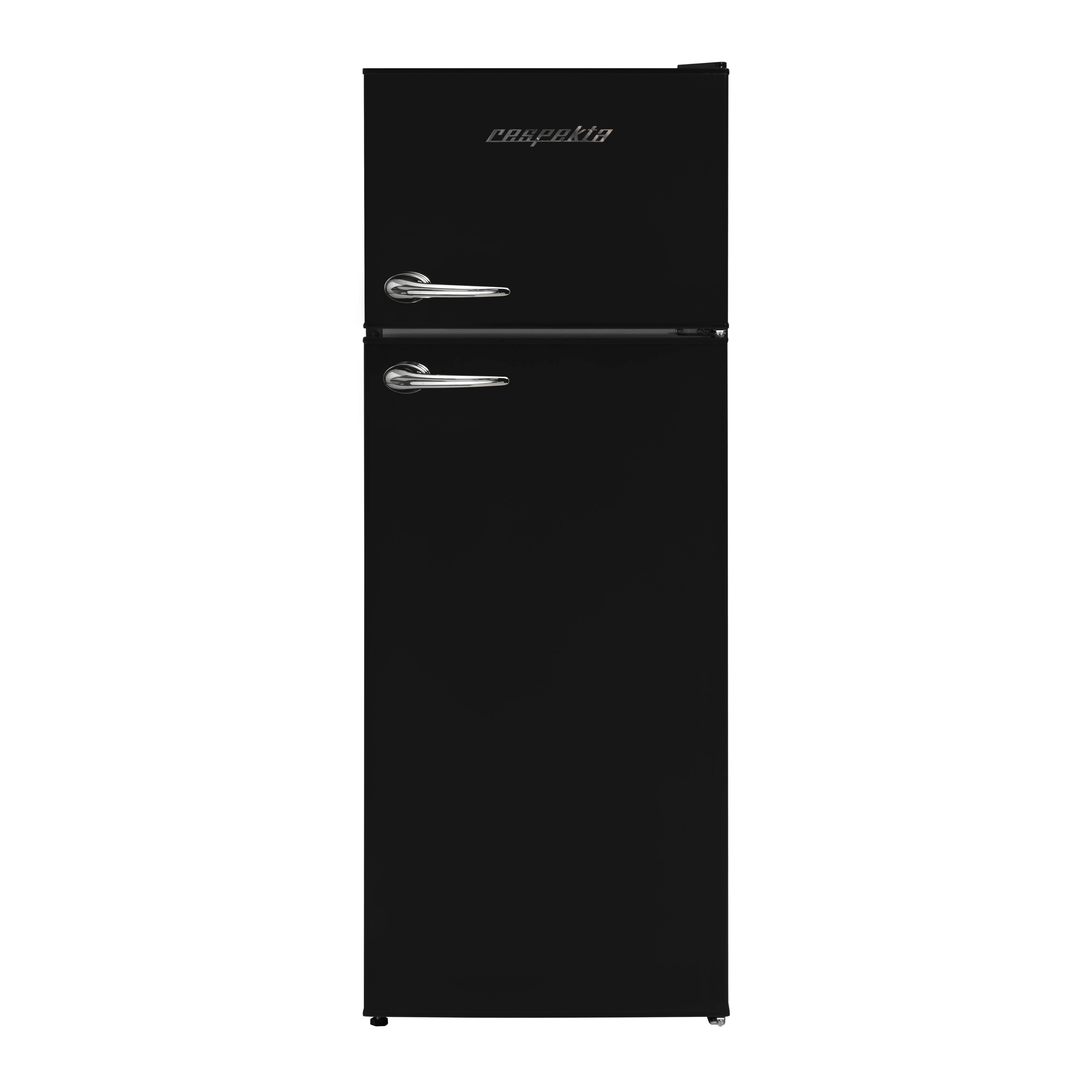 Kühlschrank freistehend 171 Liter 4* Gefrierfach Retro 144 cm schwarz Respekta