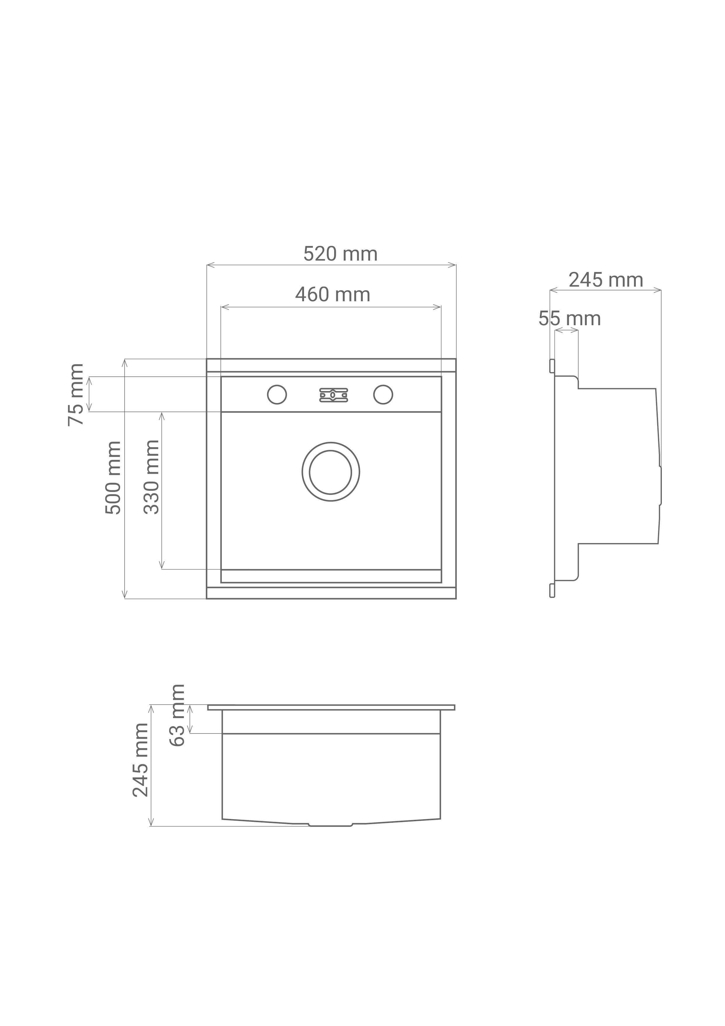 Edelstahl Einbauspüle Workstation Küchenspüle Spüle 52x50 cm California Respekta