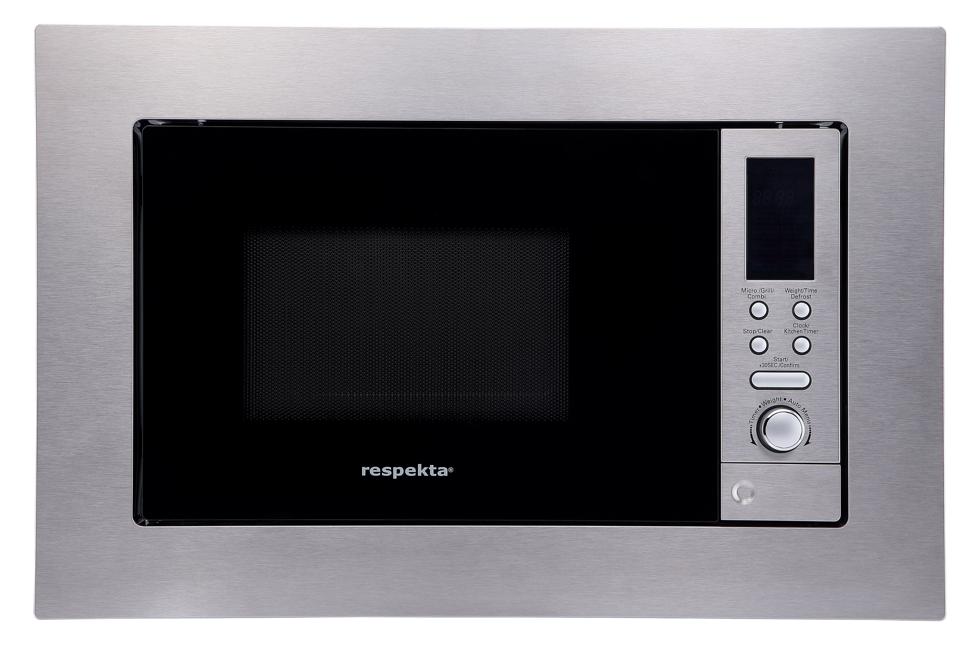 respekta microonde built-in microonde grill acciaio inox 800 watt 8 programmi 20 L