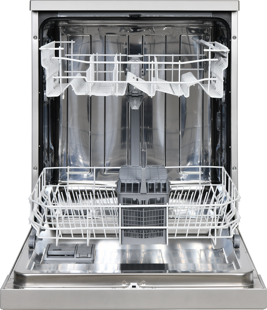 Geschirrspüler Spülmaschine freistehend Standgerät 60 cm Silber Respekta