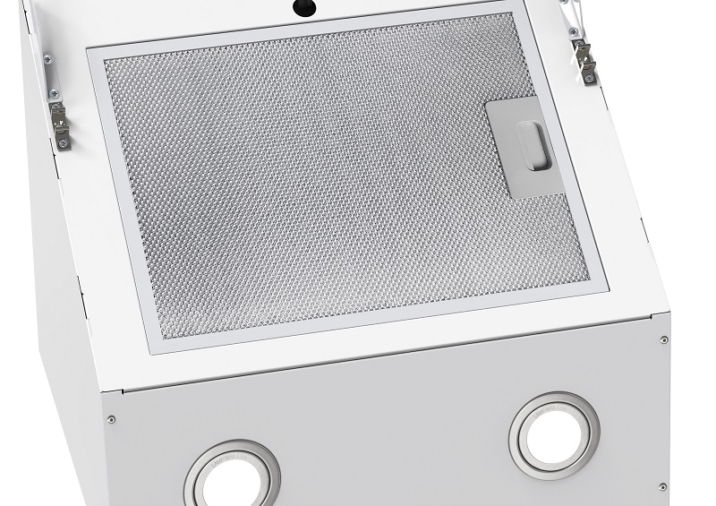 MEDION Dunstabzugshaube 60 Cm Kopffrei, Glasfront, 3 Stufen, 320 M³/h, Touch & Gestensteuerung, LED - Schwarz