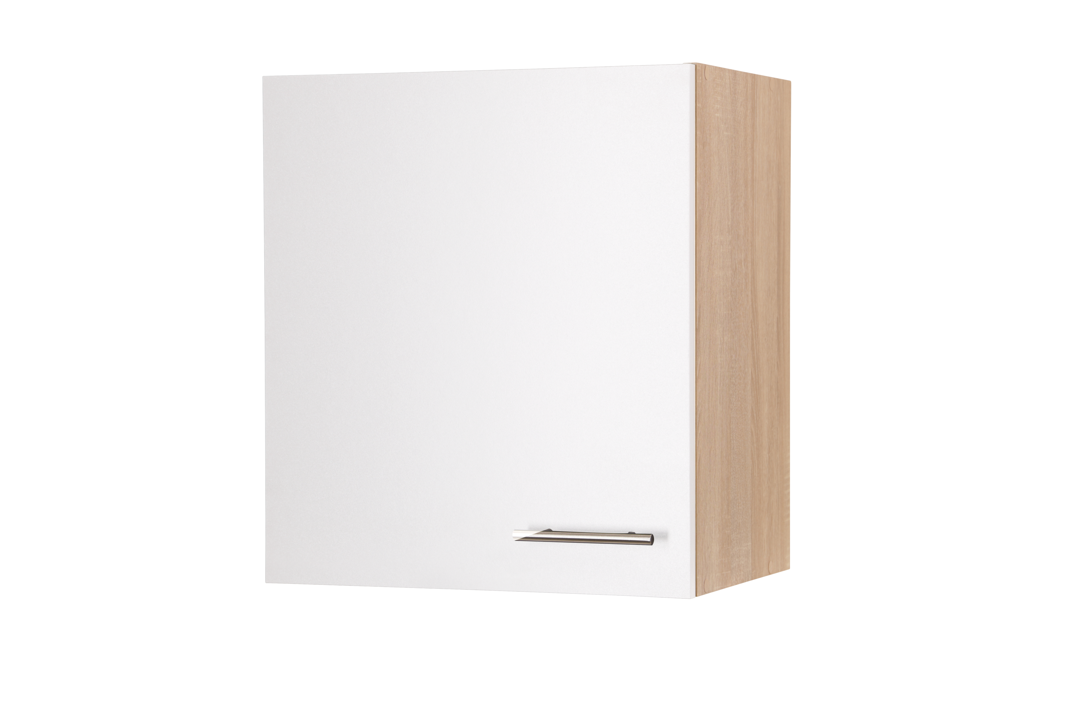 Oberschrank Hängeschrank 50 cm Eiche Sägerau Weiß Merle Respekta
