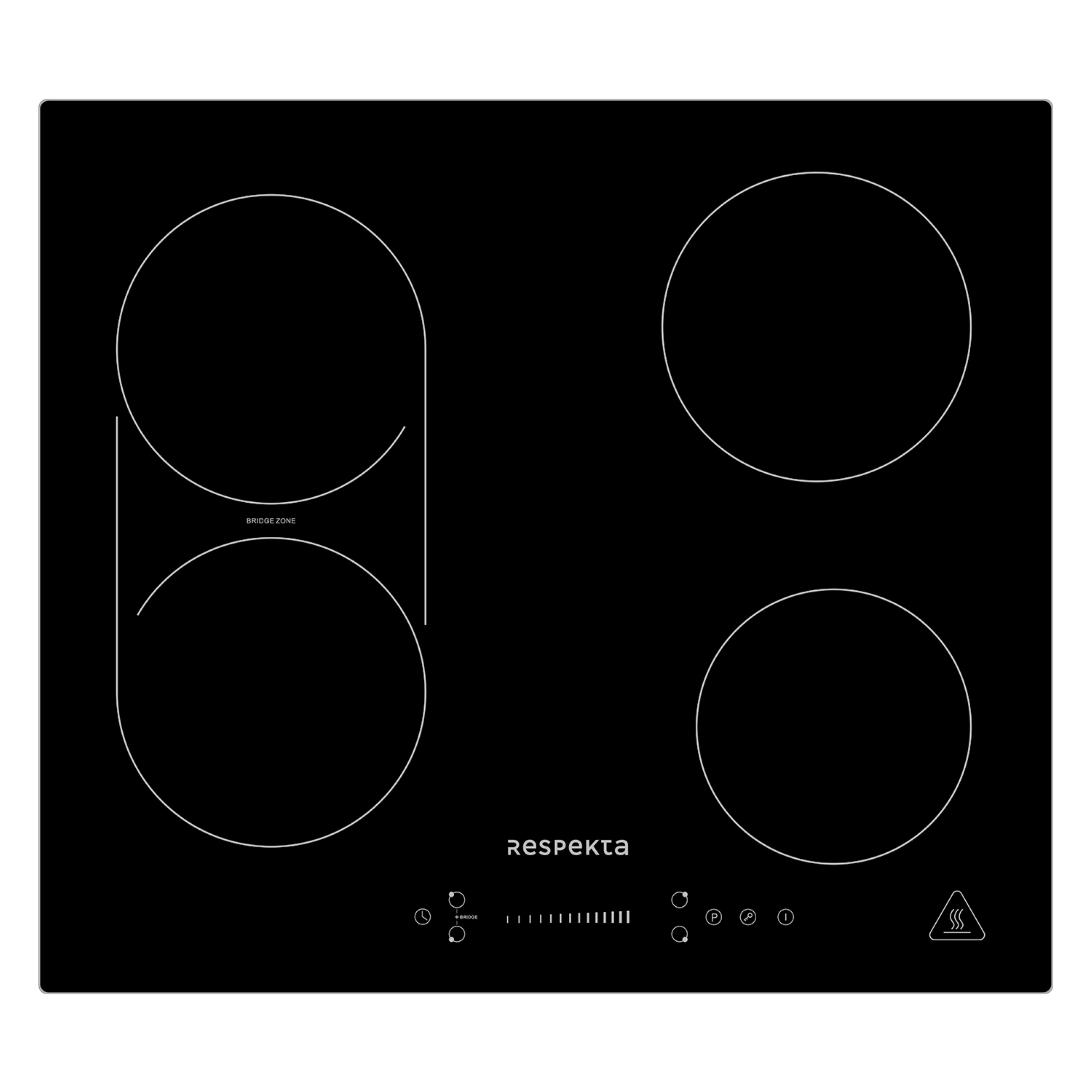 Kochfeld Induktion autark 4 Zonen Glaskeramikkochfeld 60 cm Bridgezone Respekta Kochfeld Induktion autark 4 Zonen Glaskeramikkochfeld 60 cm Bridgezone Respekta