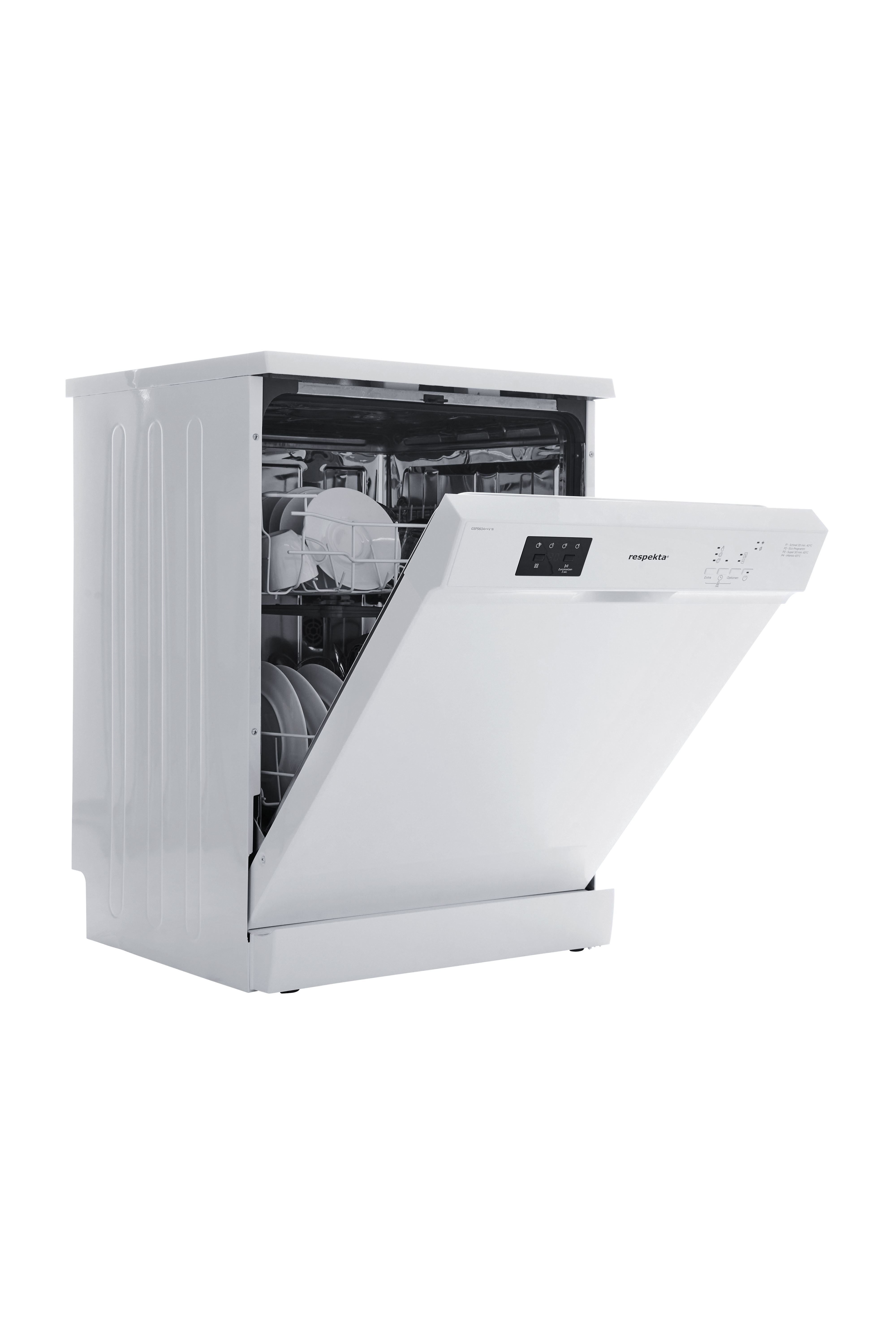 Geschirrspüler Spülmaschine freistehend Standgerät 60 cm weiß Respekta