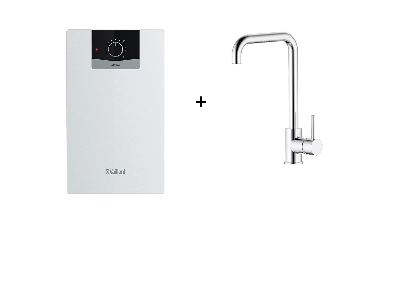 Vaillant Untertischgerät 10l Untertisch Boiler Warmwasserspeicher 2 KW + Armatur