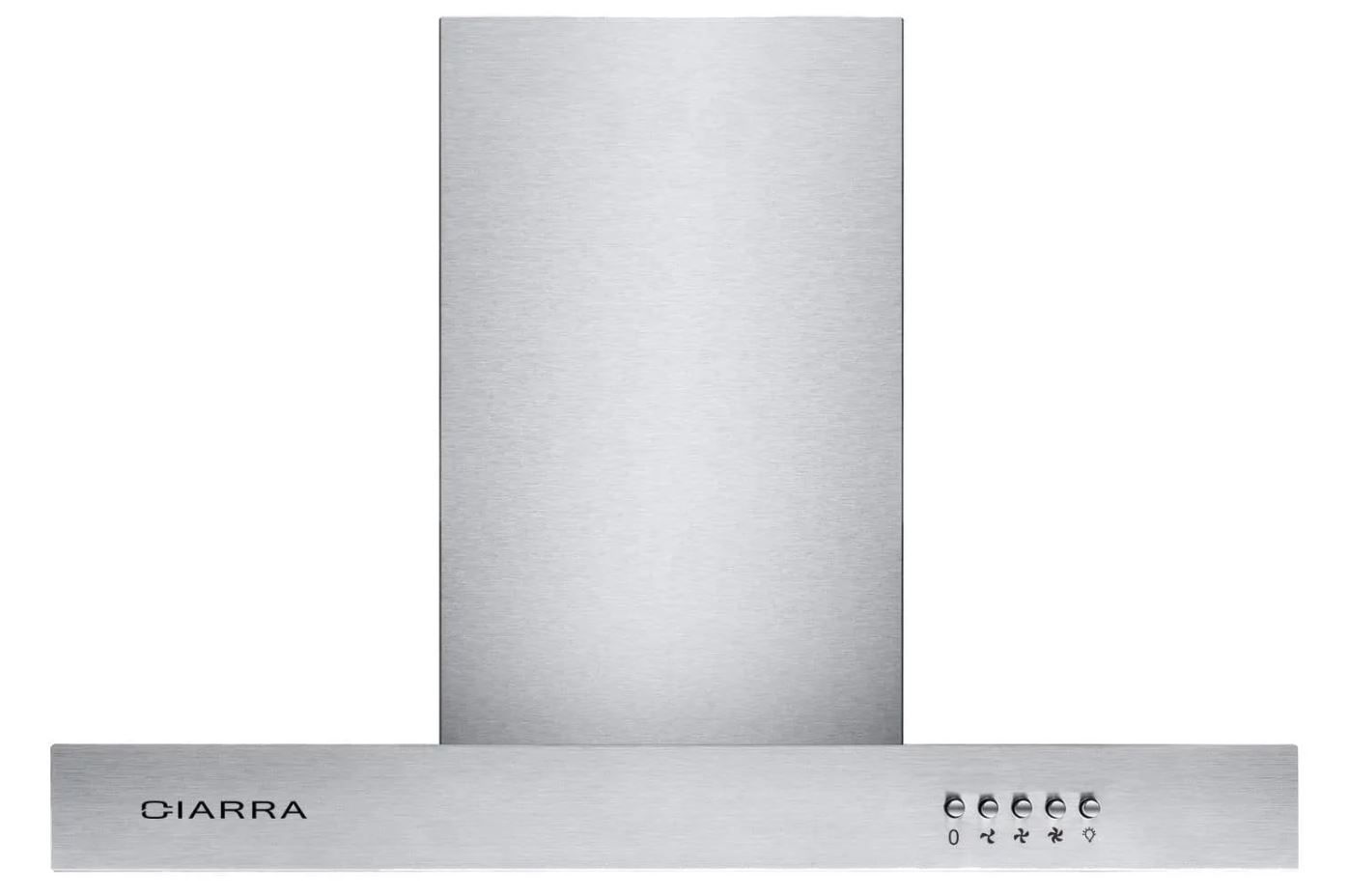 CIARRA 60cm Wandmontage Dunstabzugshaube 370m³/h mit 3 Stufen CBCS6125-OW