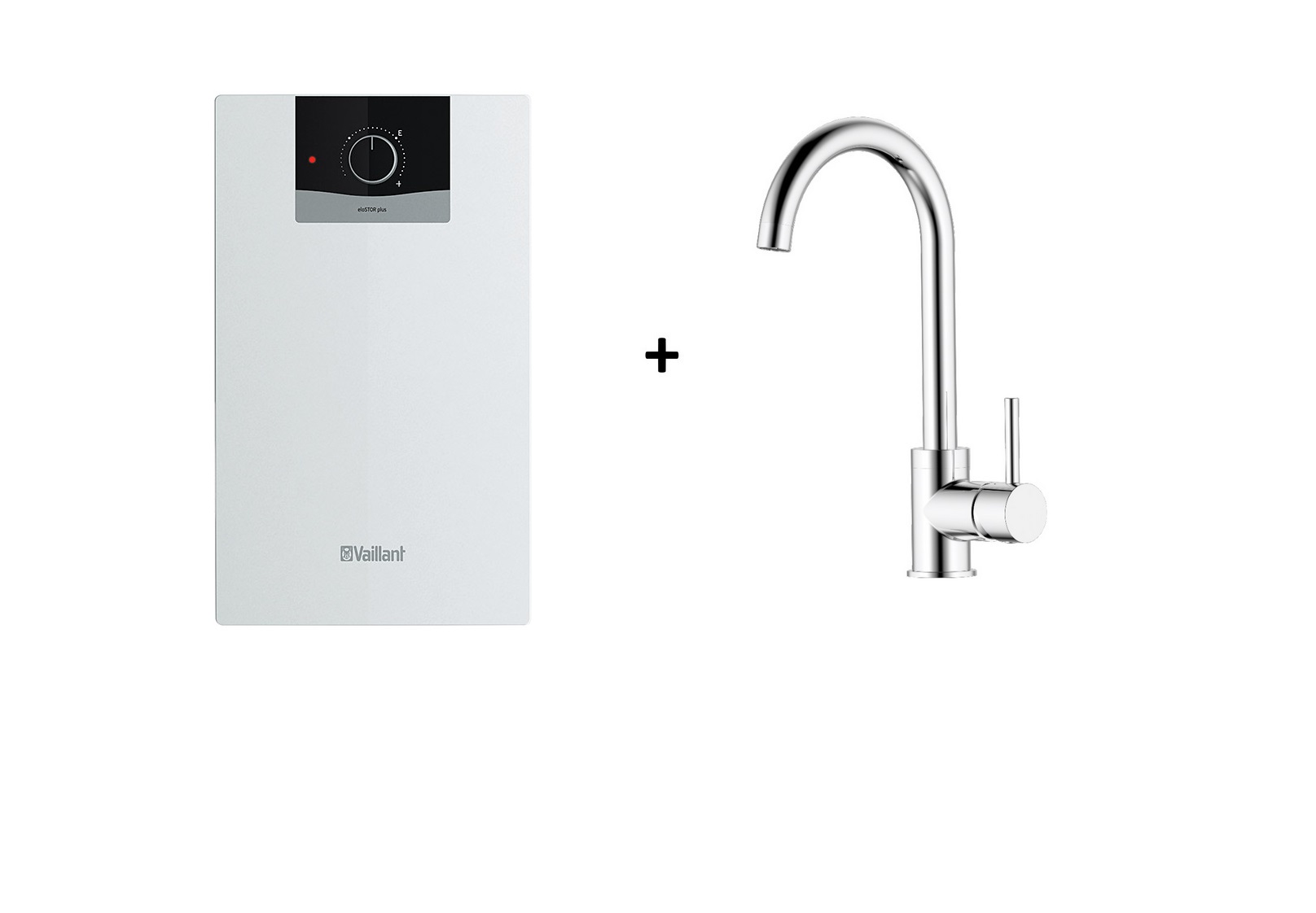 Vaillant Untertischgerät 5l Untertisch Boiler Warmwasserspeicher 2 KW + Armatur