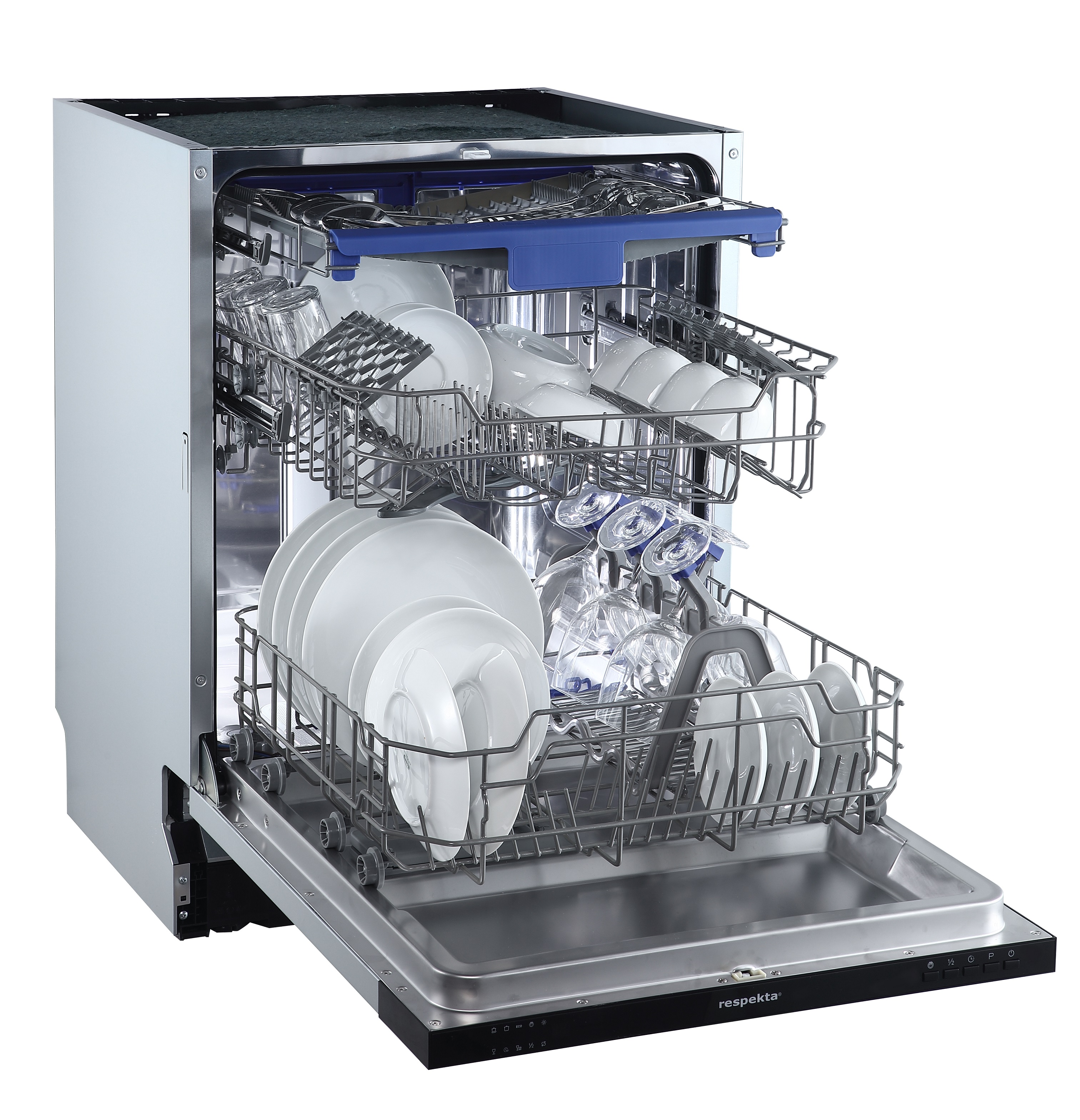 respekta dishwasher built-in dishwasher fully integrated 60 cm