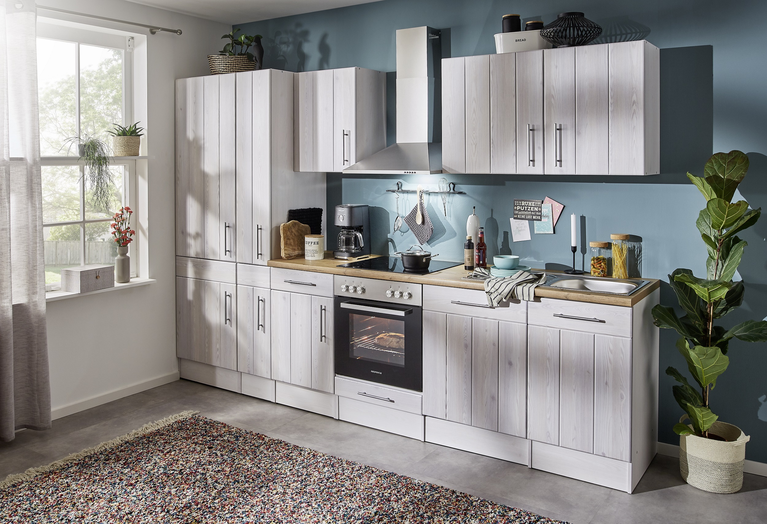 respekta kitchen kitchen unit kitchen block country house kitchen fitted kitchen 310 cm white