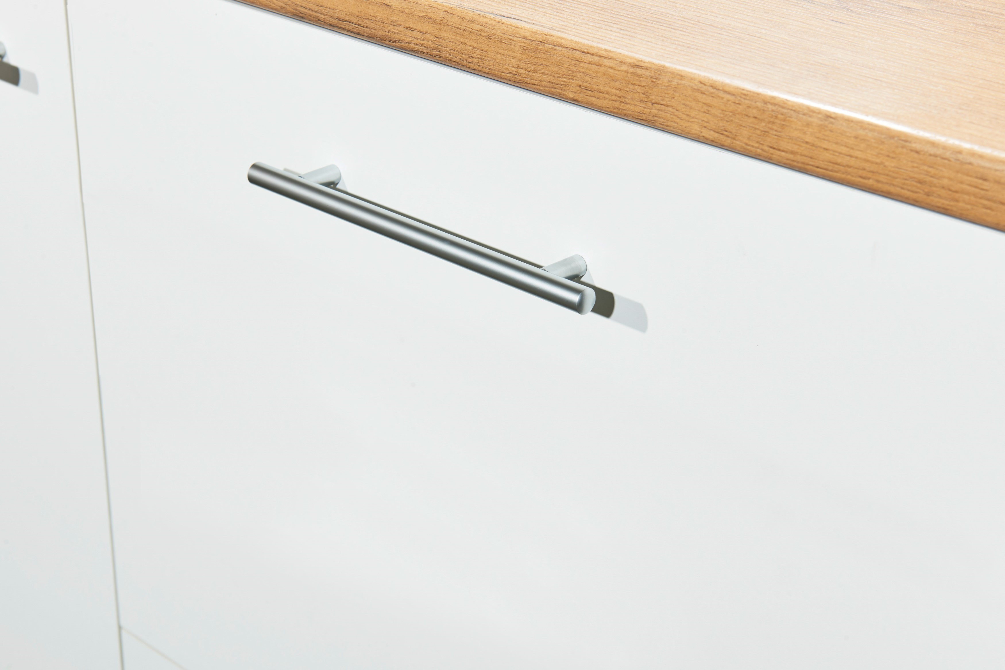 Angle kitchen kitchen unit L-shape kitchen fitted kitchen oak white 310x172 cm respekta