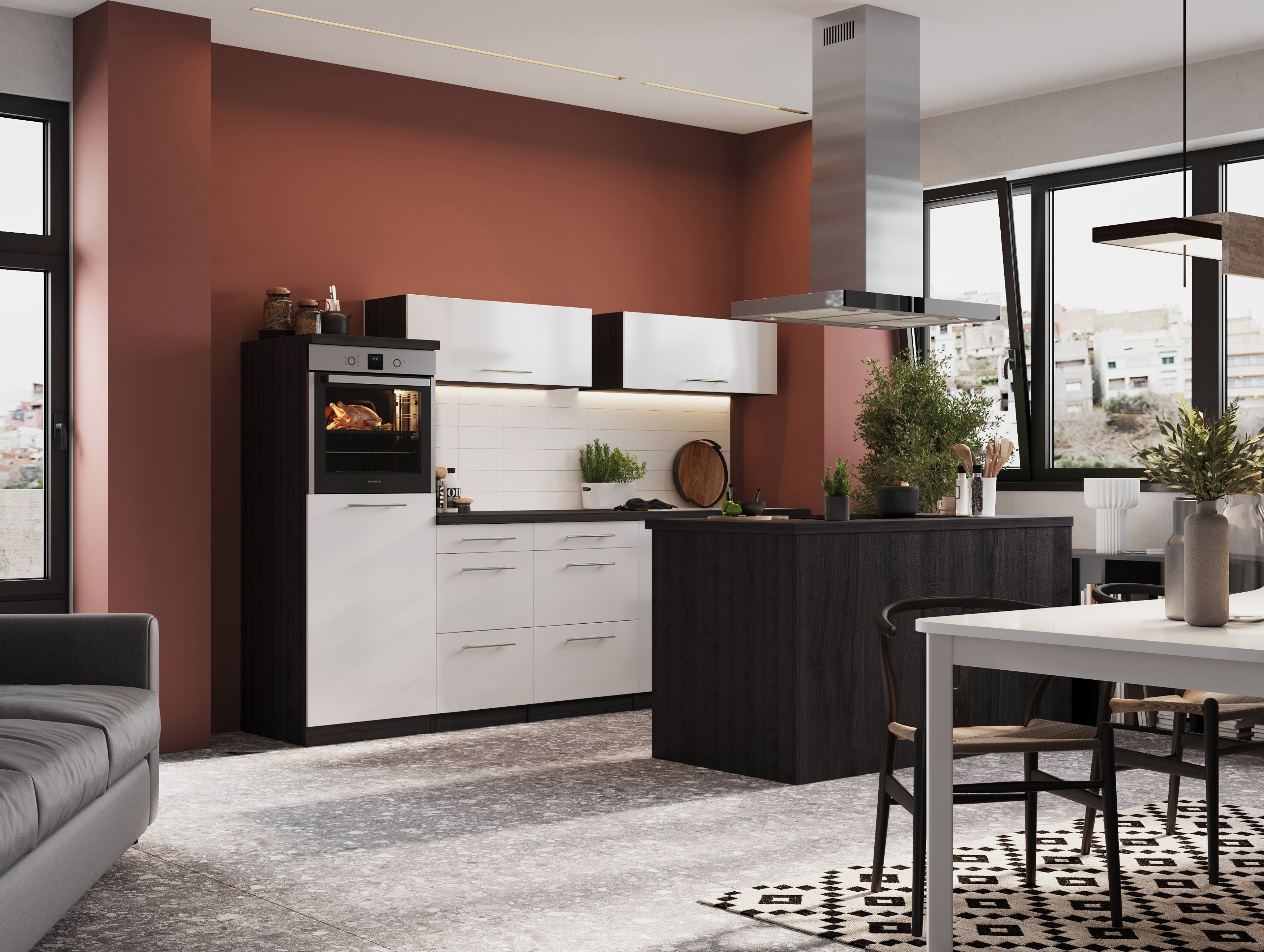  respekta cucina componibile isola cucina componibile cucina componibile cucina componibile 280 cm rovere bianco