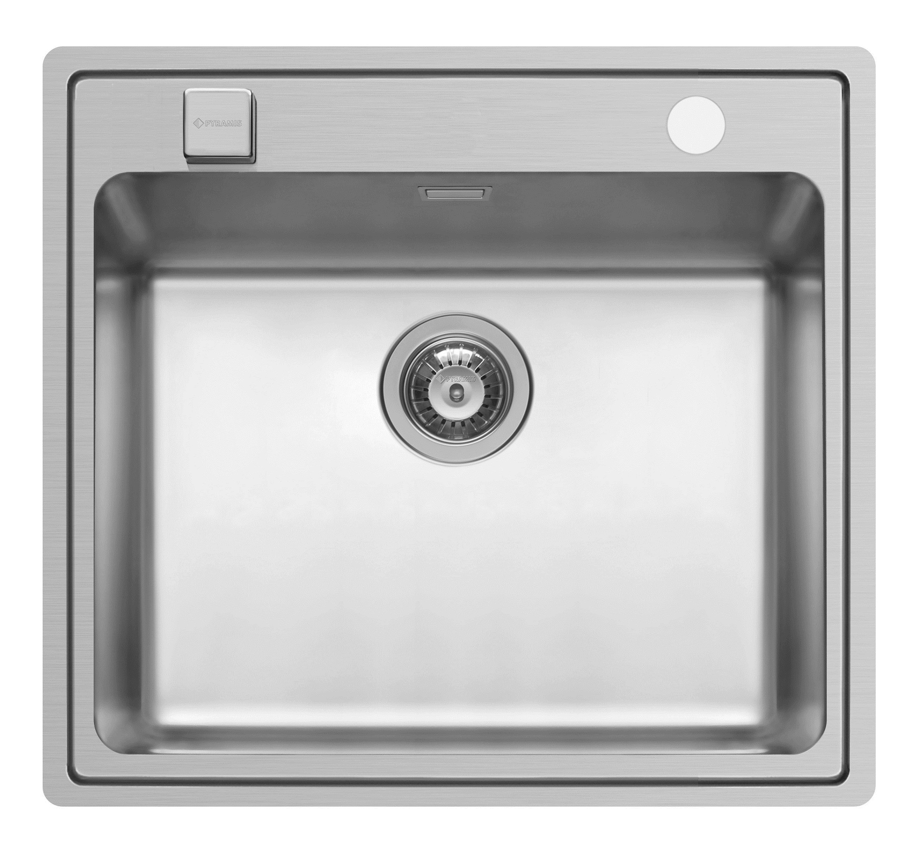 Sink Stainless Steel Sink Built-in Kitchen Sink Sink Stainless Steel 57x52 Pyramis