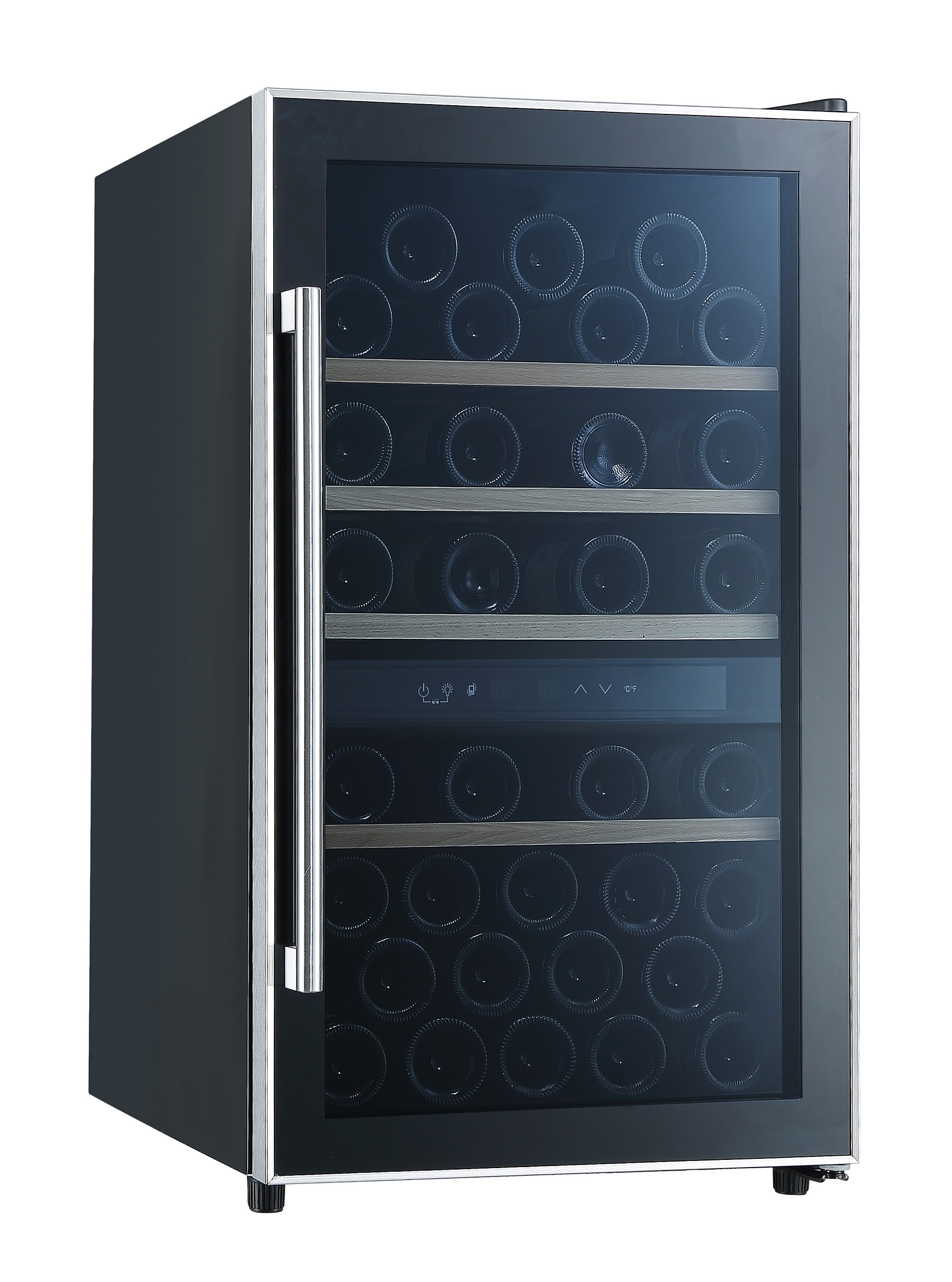 respekta wine refrigerator wine temperature control cabinet 49 bottles 2 zones refrigerator